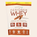 Designer Whey - Protein Powder - Chocolate - 2 lbs - Front