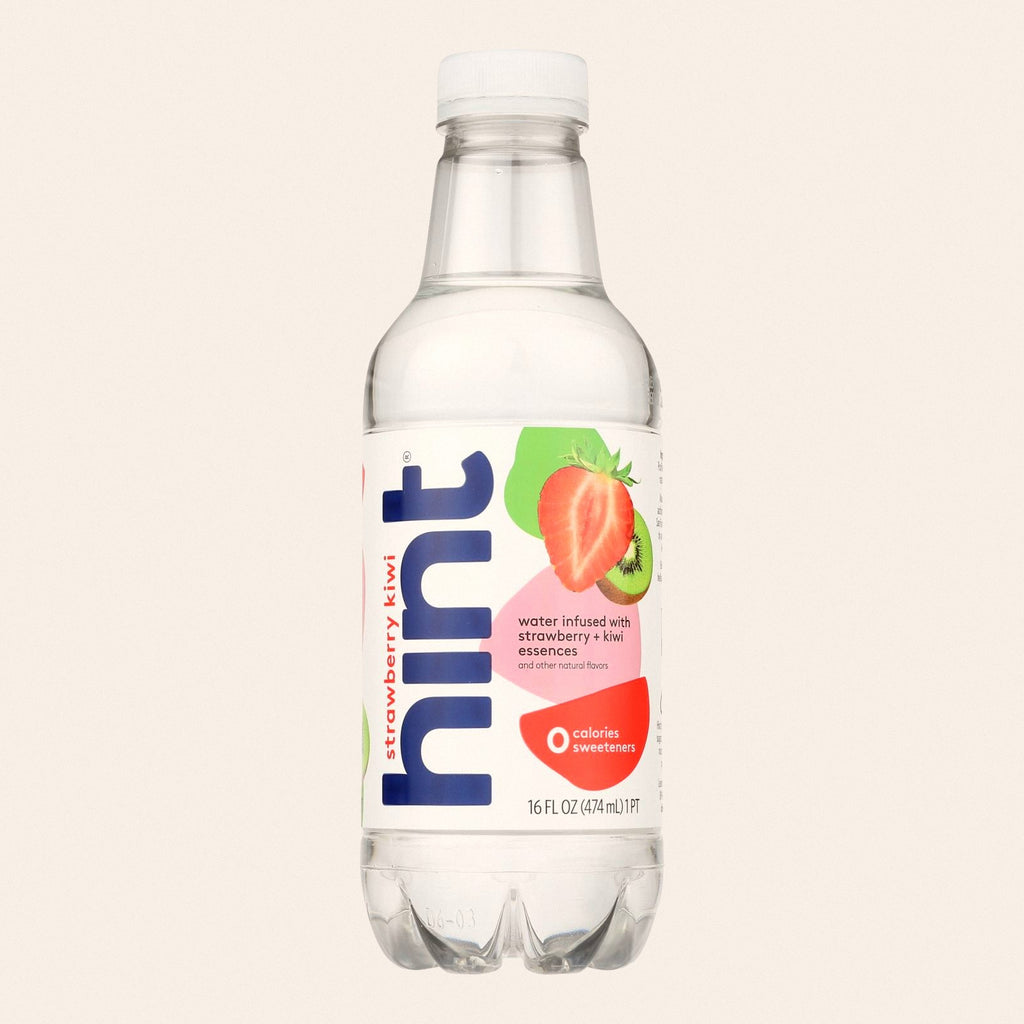Hint Fruit Water - Strawberry and Kiwi - Case of 12 - 16 Fl oz. - Front