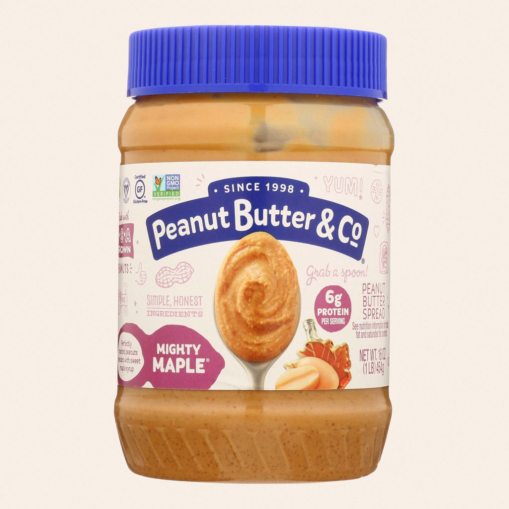 Peanut Butter and Co Peanut Butter - Mighty Maple - Case of 6 - 16 oz. - Front
