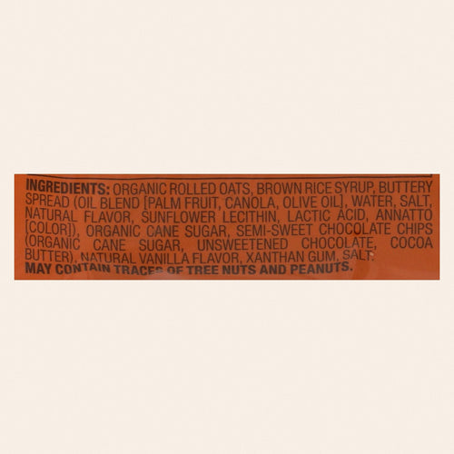 Bobo's Oat Bars - All Natural - Chocolate - 3 oz Bars - Case of 12 - Back