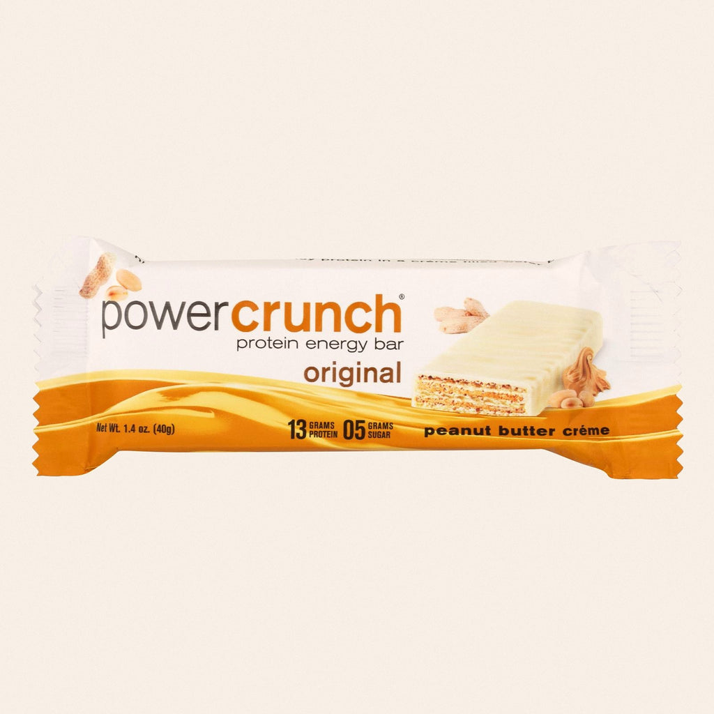 Power Crunch Bar - Peanut Butter Cream - Case of 12 - 1.4 oz - Front