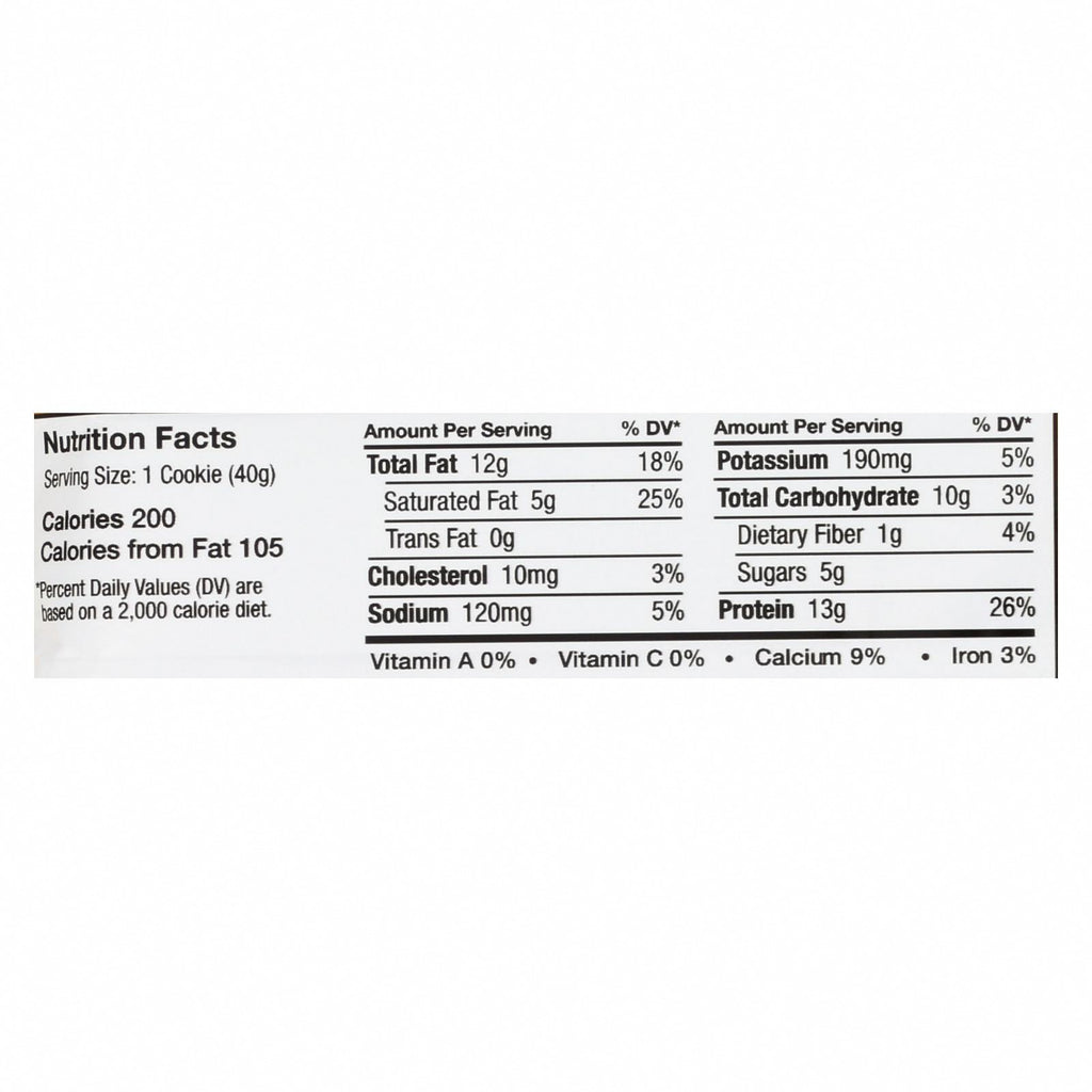 Power Crunch Bar - Peanut Butter Cream - Case of 12 - 1.4 oz - Nutrition Facts