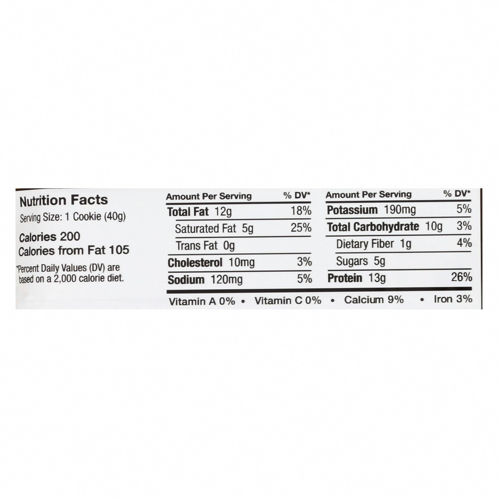Power Crunch Bar - Peanut Butter Cream - Case of 12 - 1.4 oz - Nutrition Facts