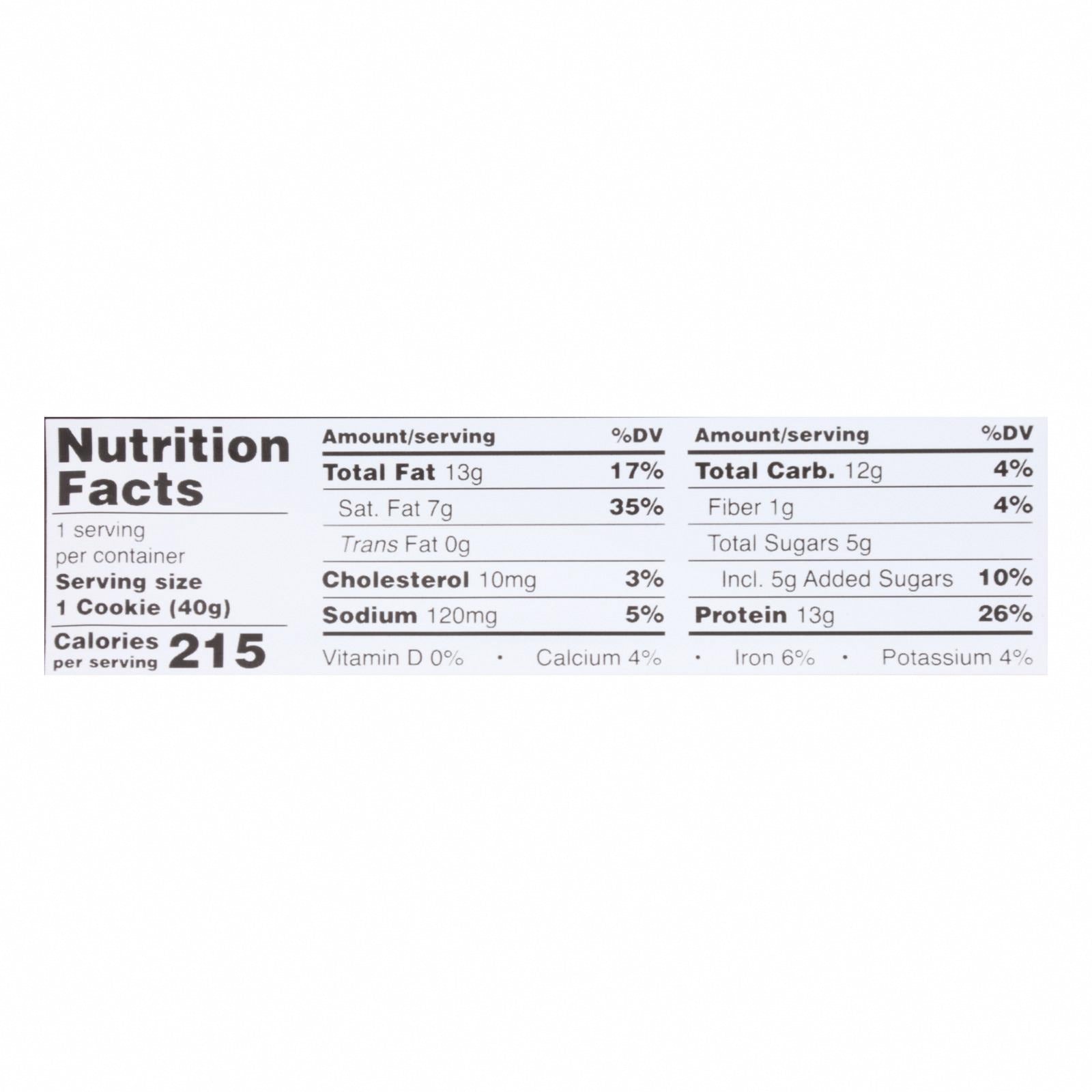 Power Crunch Bar - Peanut Butter Fudge - Case of 12 - 1.4 oz - Nutrition Facts