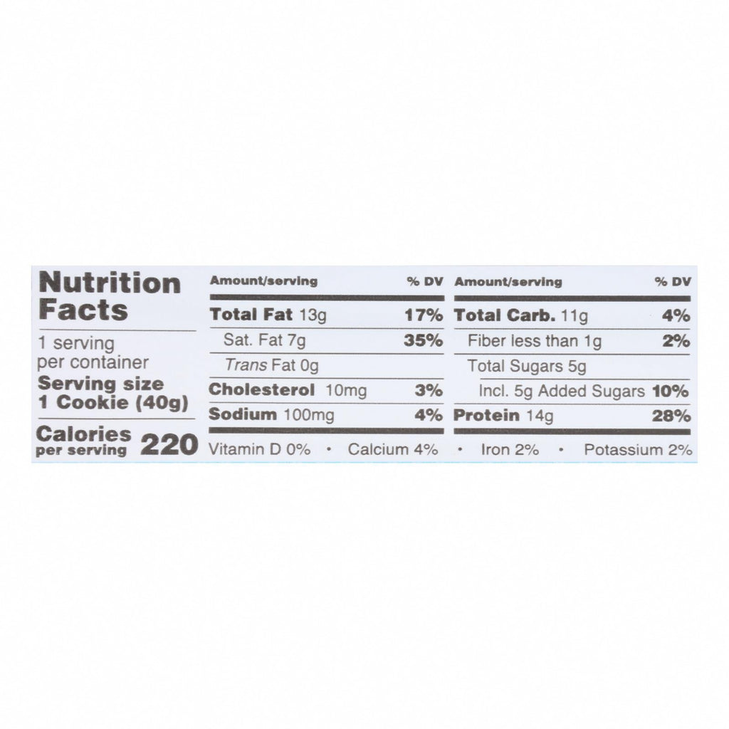 Power Crunch Bar - French Vanilla Cream - Case of 12 - 1.4 oz - Nutrition Facts