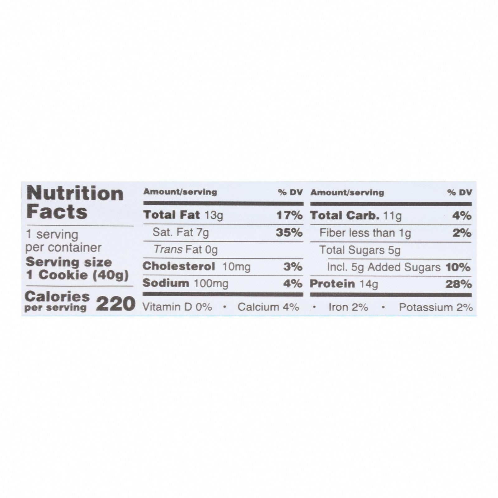 Power Crunch Bar - French Vanilla Cream - Case of 12 - 1.4 oz - Nutrition Facts