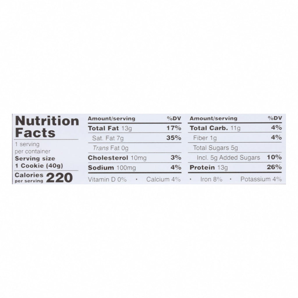 Power Crunch Bar - Triple Chocolate - Case of 12 - 1.4 oz - Nutrition Facts