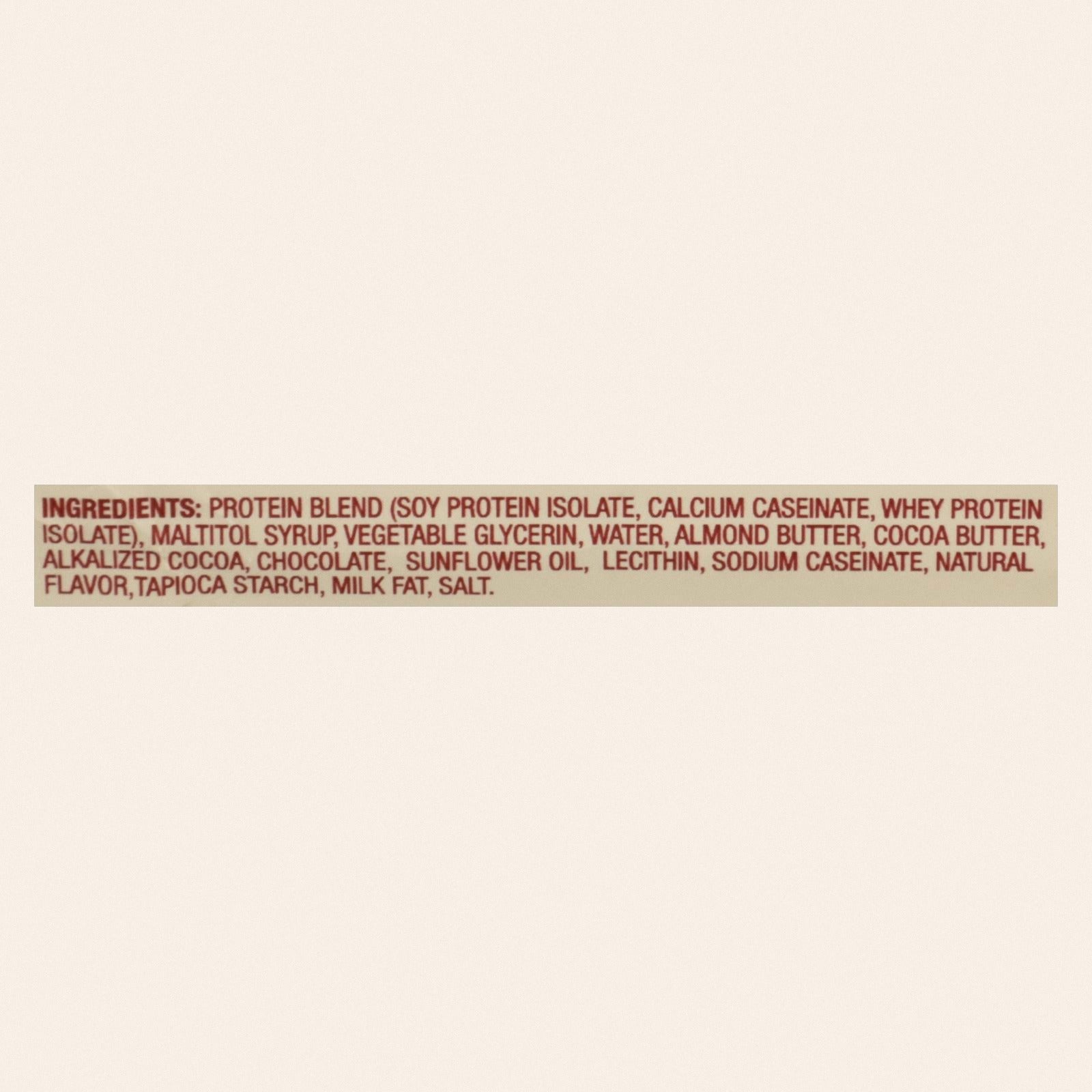 Think Products Thin Bar - Brownie Crunch - Case of 10 - 2.1 oz - Back