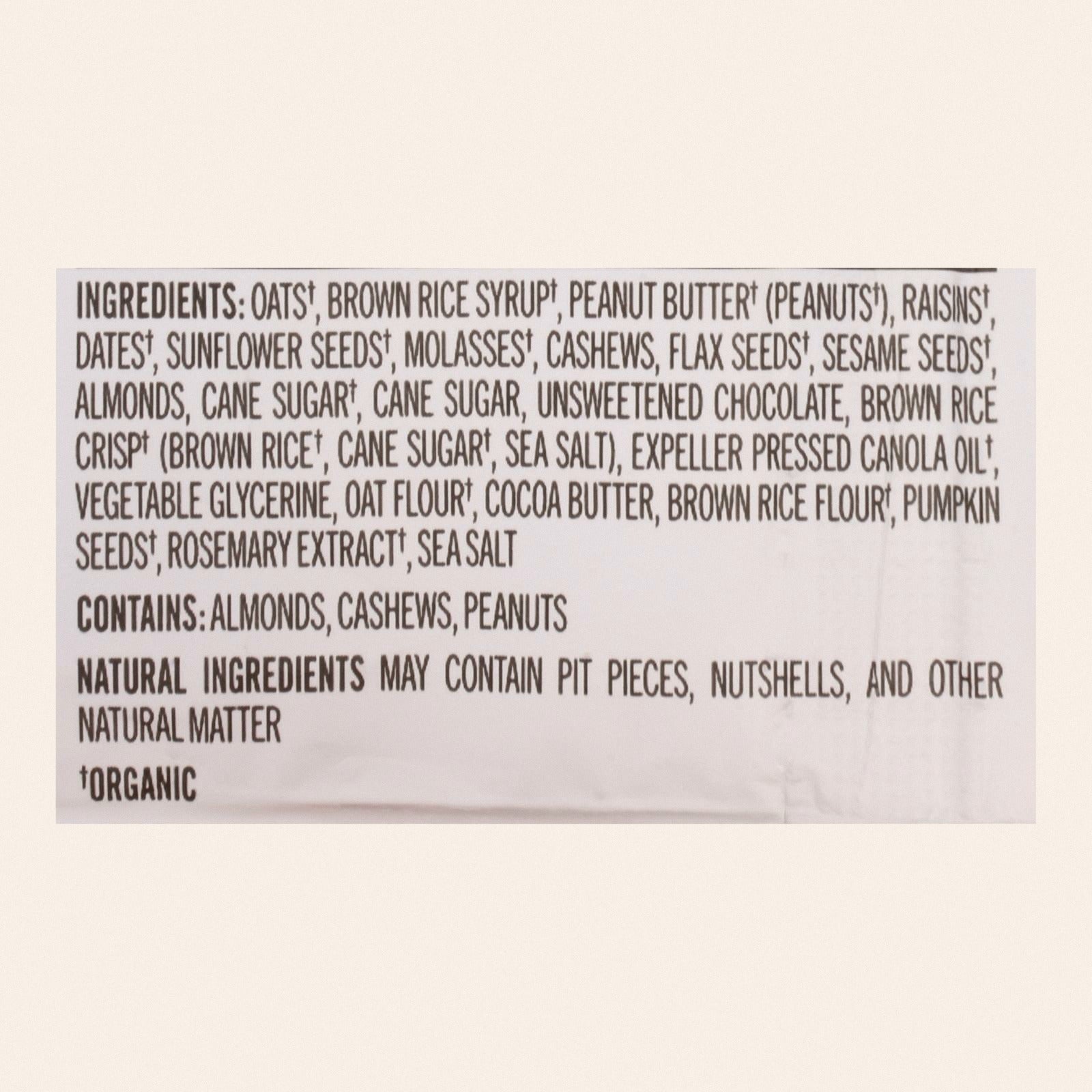 Probar Organic Arts Original Blend Bar - Case of 12 - 3 oz - Back