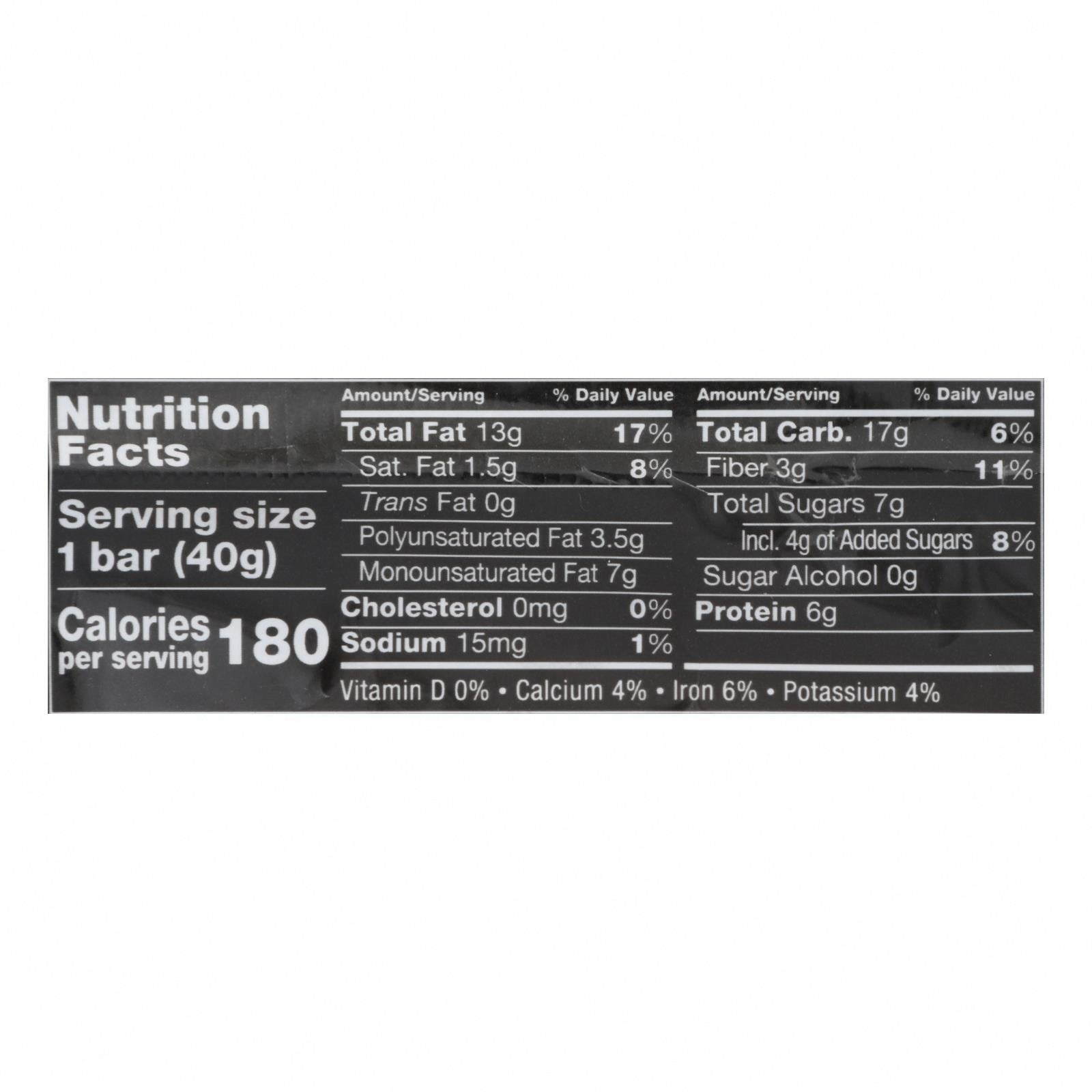 Kind Bar - Delight - Case of 12 - 1.4 oz - Nutrition Facts