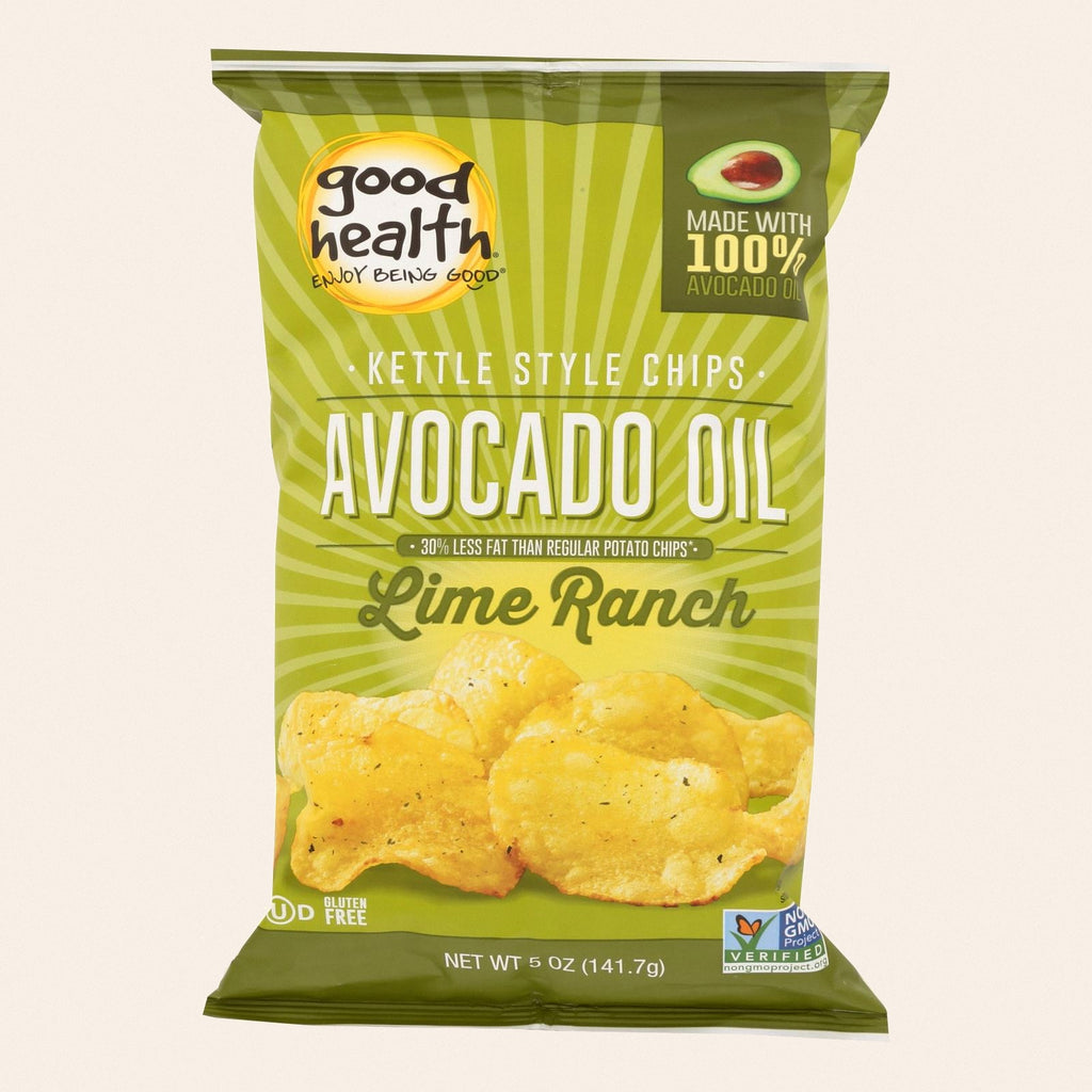 Good Health Kettle Chips - Avocado Oil Lime Ranch - Case of 12 - 5 oz. - Front
