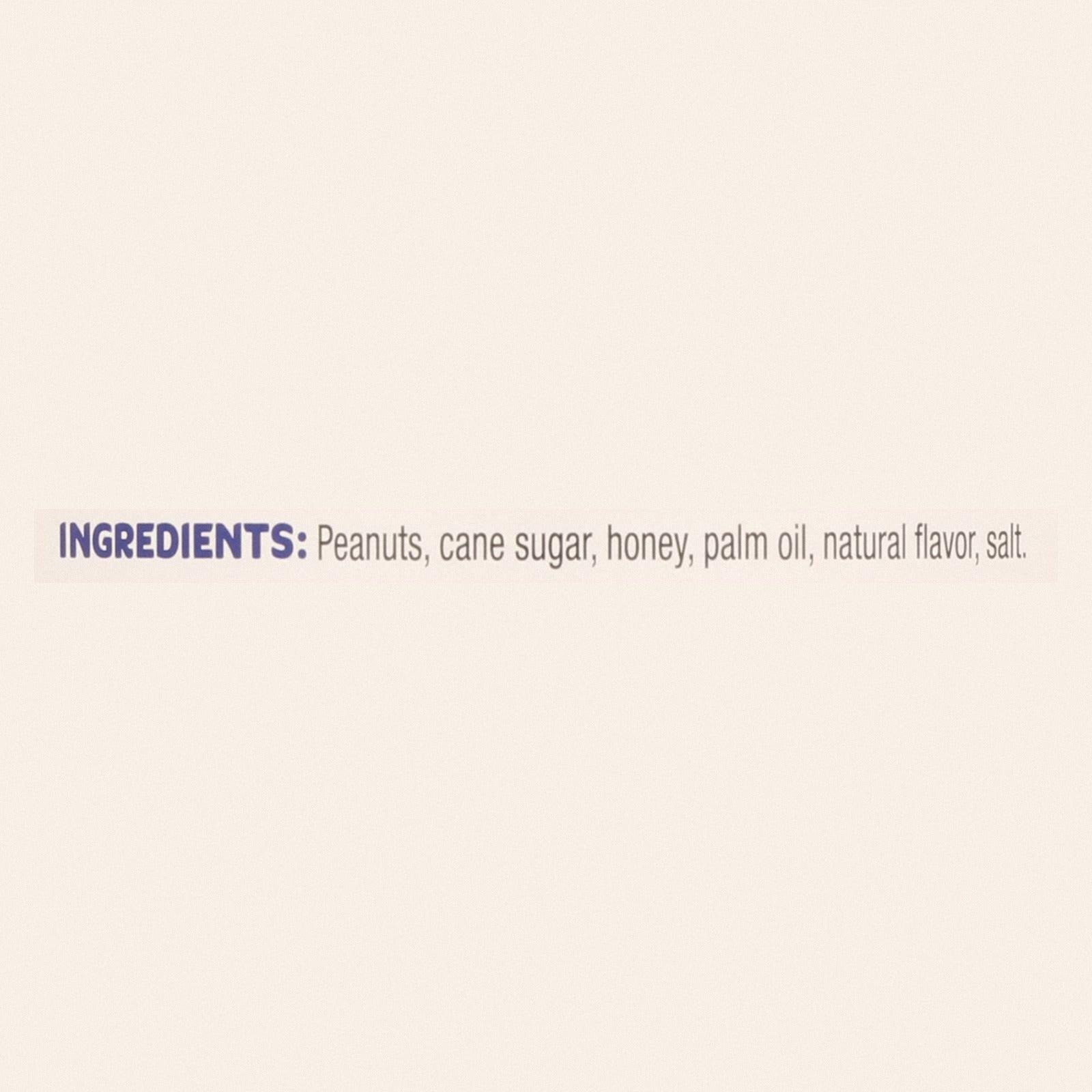Peanut Butter and Co The Bee's Knees - Peanut Butter - Case of 6 - 16 oz. - Back