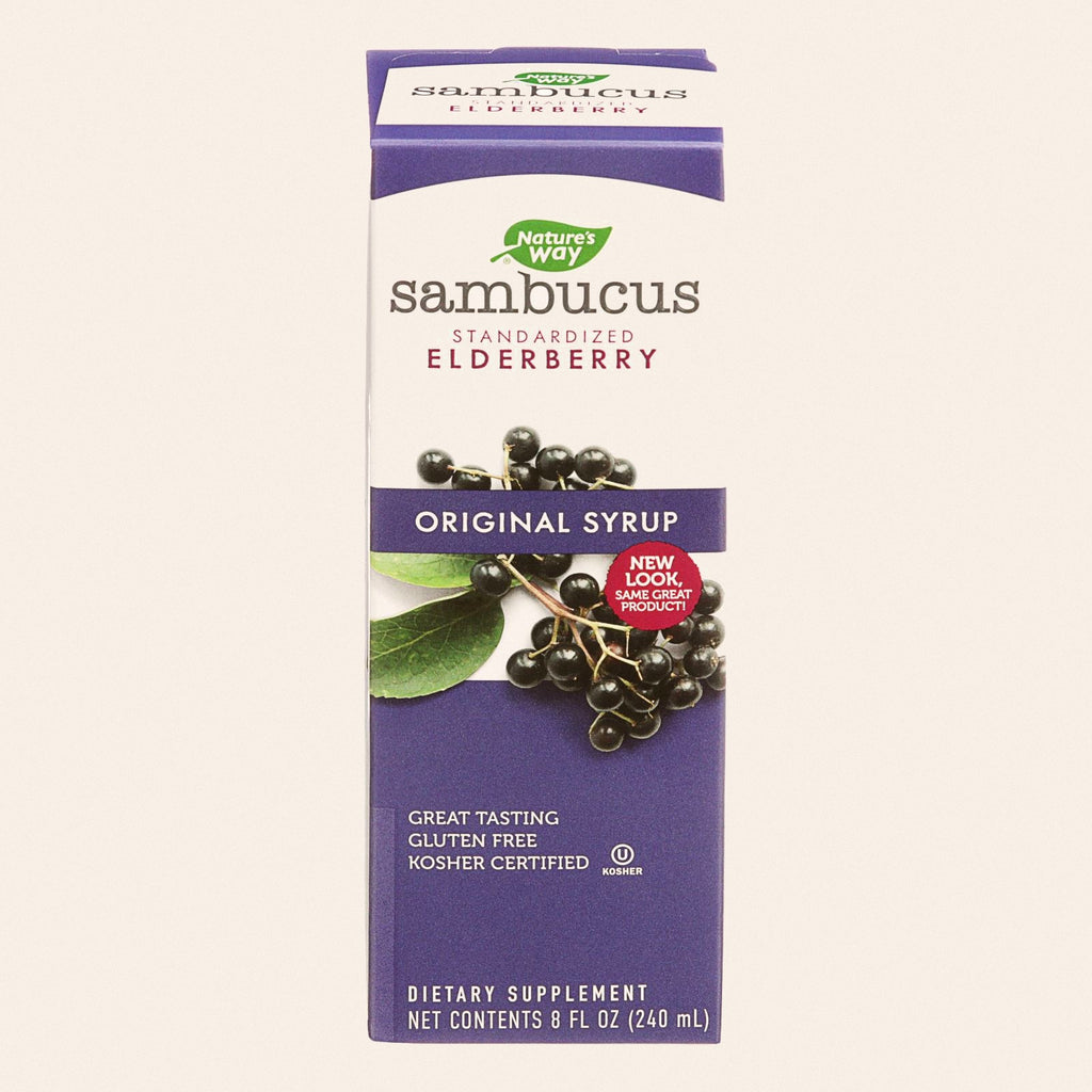 Nature's Way - Sambucus Original Syrup - 8 fl oz - Front