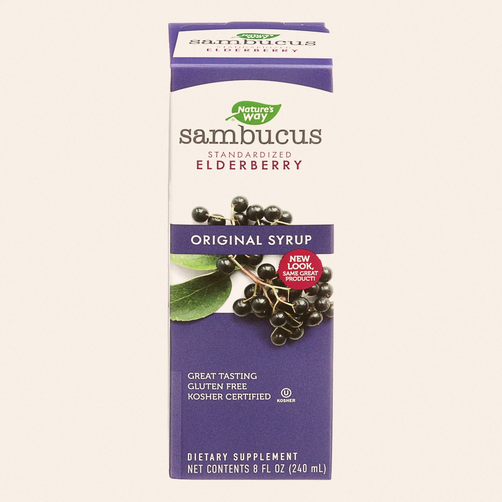Nature's Way - Sambucus Original Syrup - 8 fl oz - Front