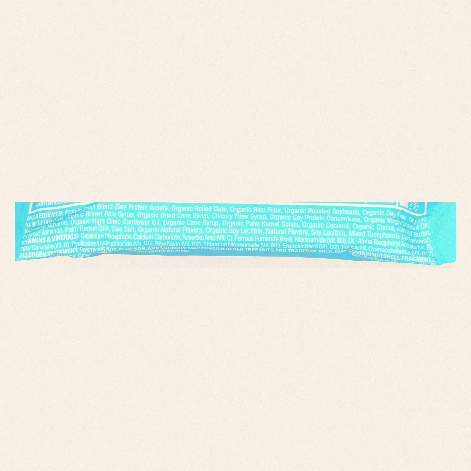 Clif Bar Luna Bar - Organic Chocolate Dipped Coconut - Case of 15 - 1.69 oz - Back