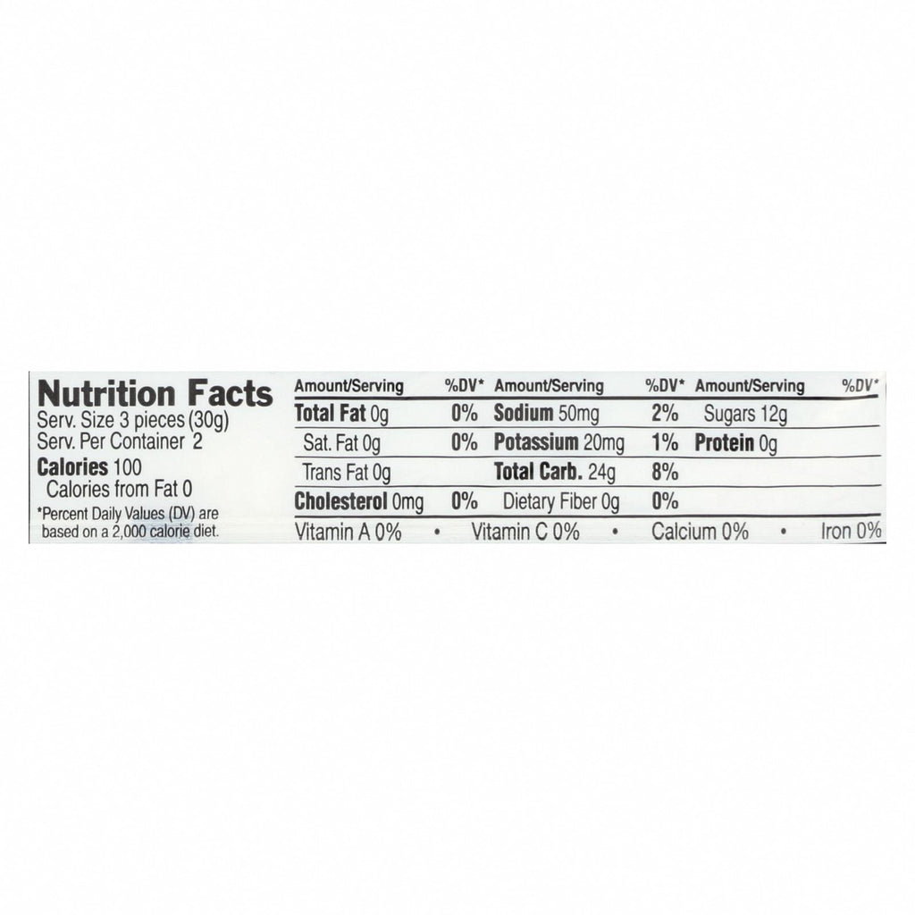Clif Bar Clif Shot Bloks - Organic Black Cherry - Case of 18 - 2.1 oz - Nutrition Facts