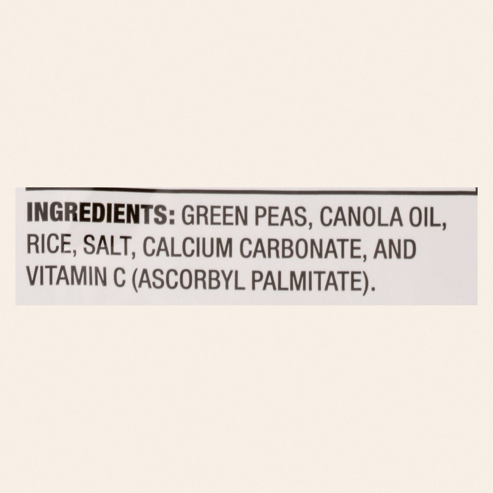 Calbee Snapea Crisp - Snapea Crisps - Lightly Salted - Case of 12 - 3.3 oz. - Back