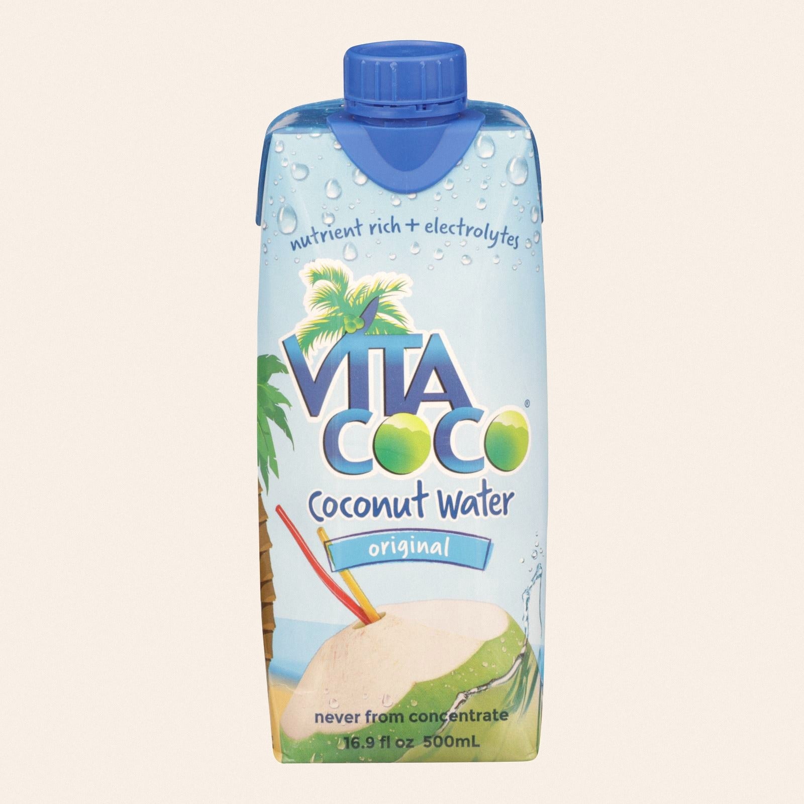 Vita Coco Coconut Water - Pure - Case of 12 - 500 ml - Front