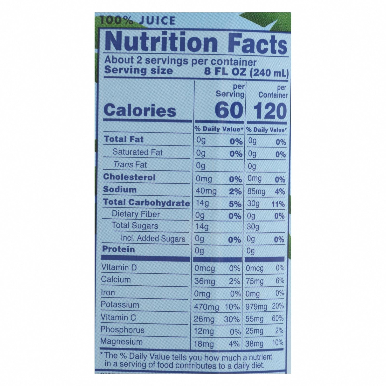 Vita Coco Coconut Water - Pineapple - Case of 12 - 500 ml - Nutrition Facts