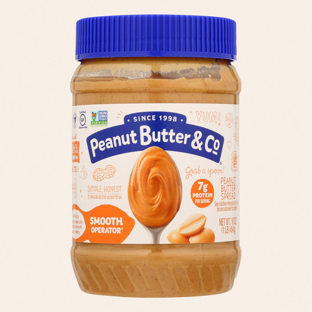 Peanut Butter and Co Peanut Butter - Smooth Operator - Case of 6 - 16 oz. - Front