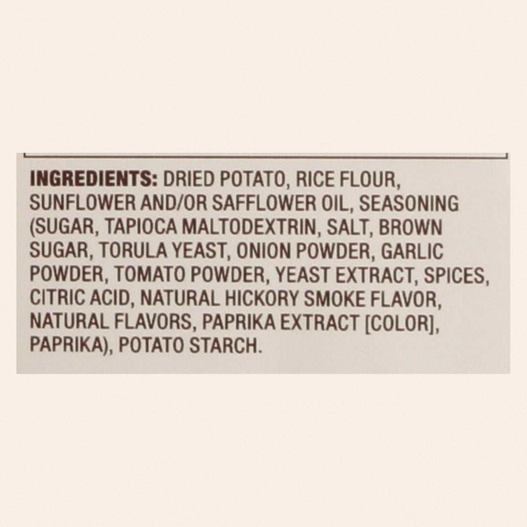 Popchips Potato Chip - Barbeque - Case of 24 - 0.8 oz. - Back
