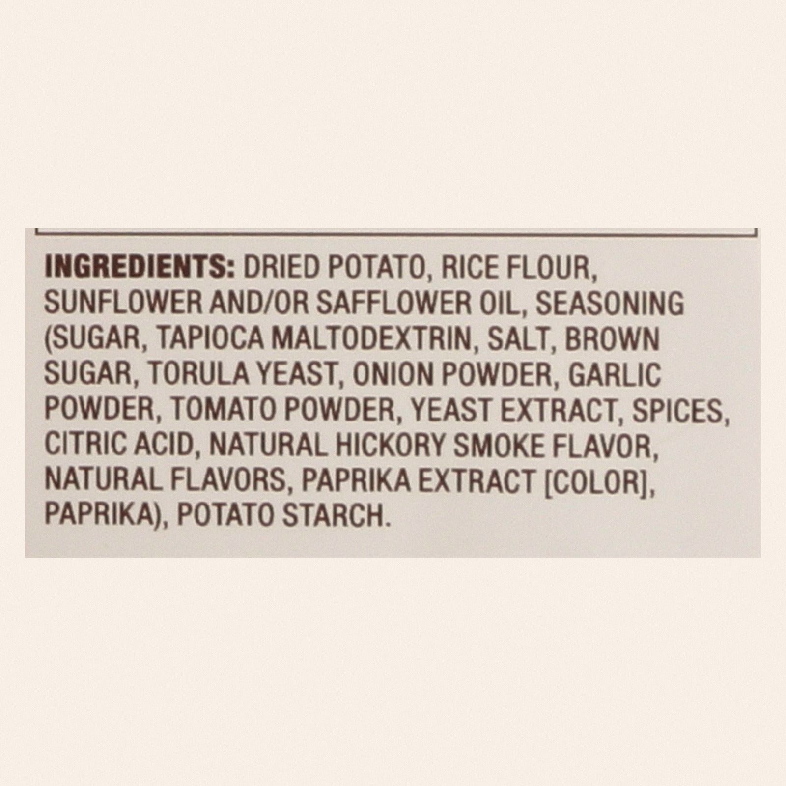 Popchips Potato Chip - Barbeque - Case of 24 - 0.8 oz. - Back