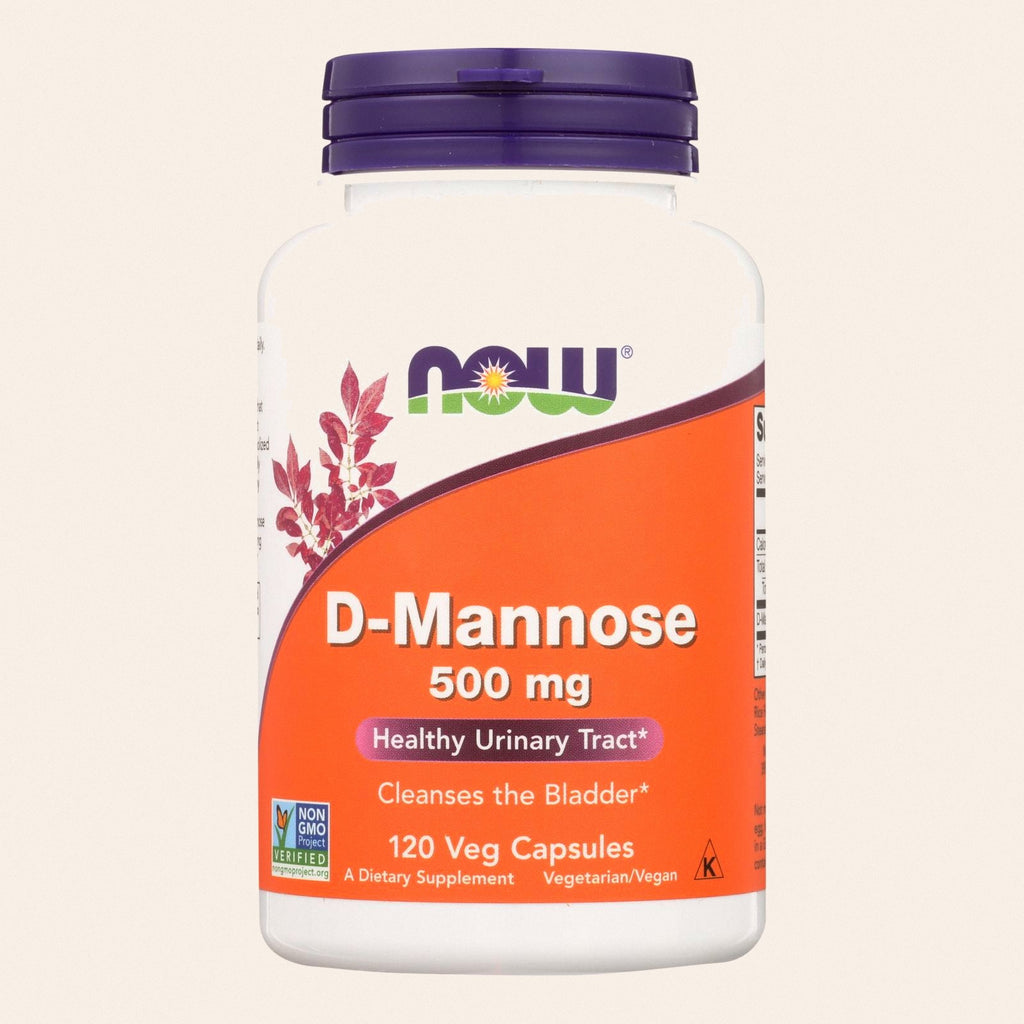 Now D-Mannose Powder 500 Mg - 1 Each - 120 Capsules - Front