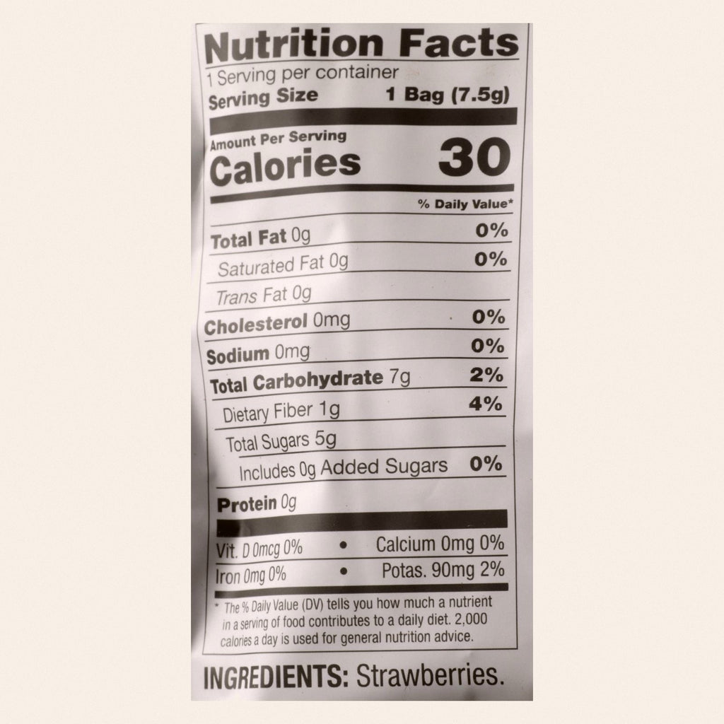 Brothers All Natural - Fruit Crisps - Strawberry - Case of 24 - 0.26 oz. - Back