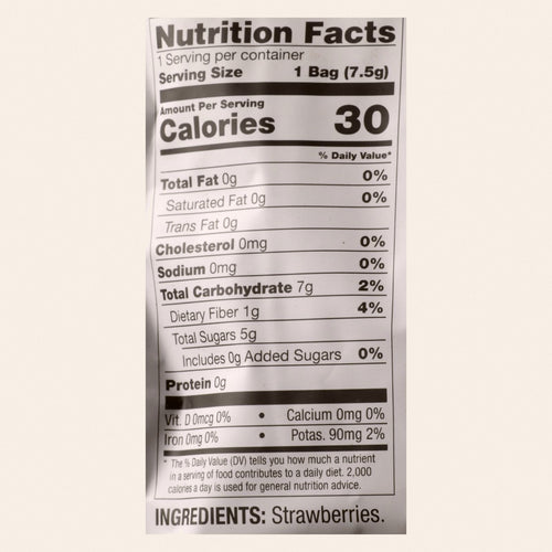 Brothers All Natural - Fruit Crisps - Strawberry - Case of 24 - 0.26 oz. - Back