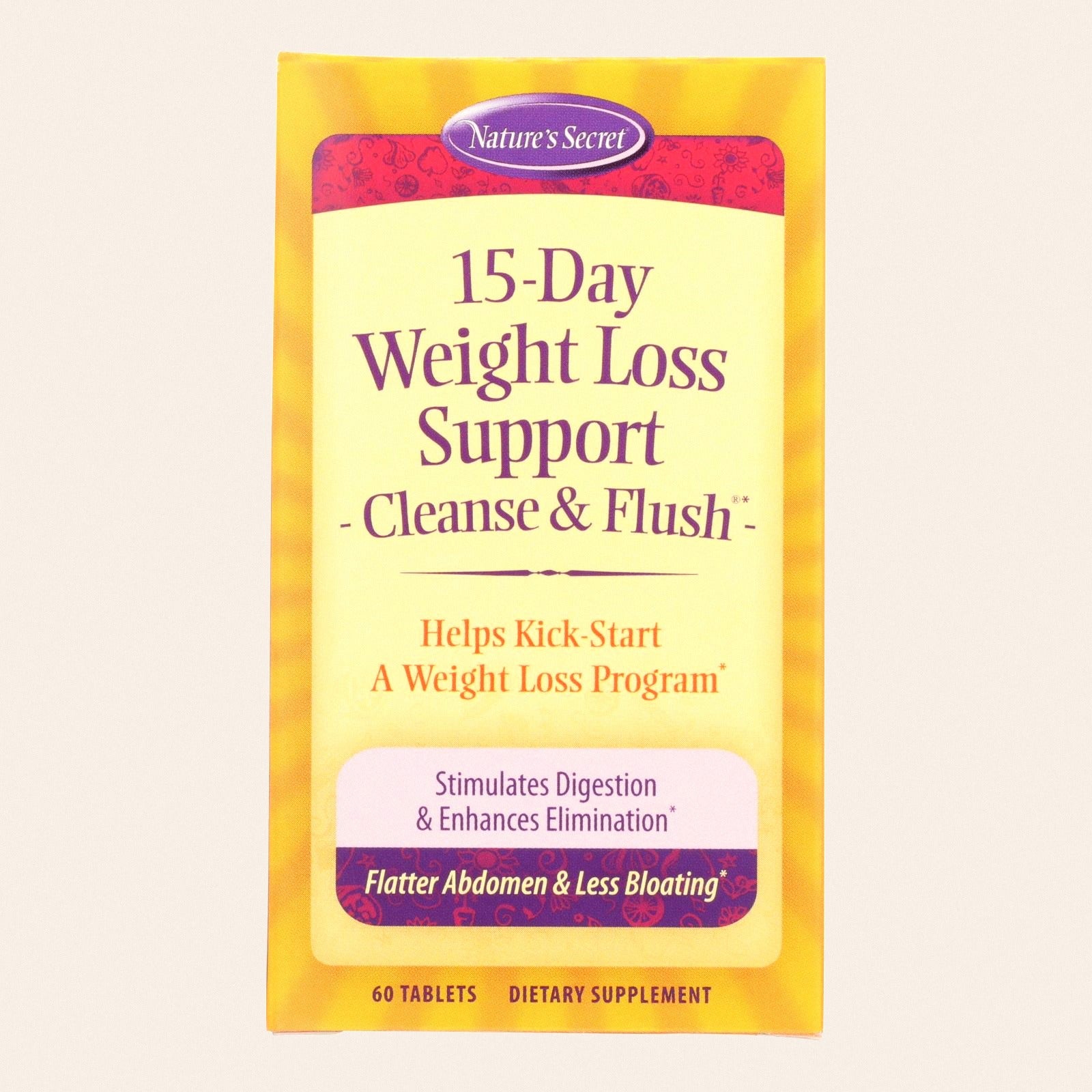 Nature's Secret 15 Day Diet and Cleansing Plan - 60 Tablets - Front