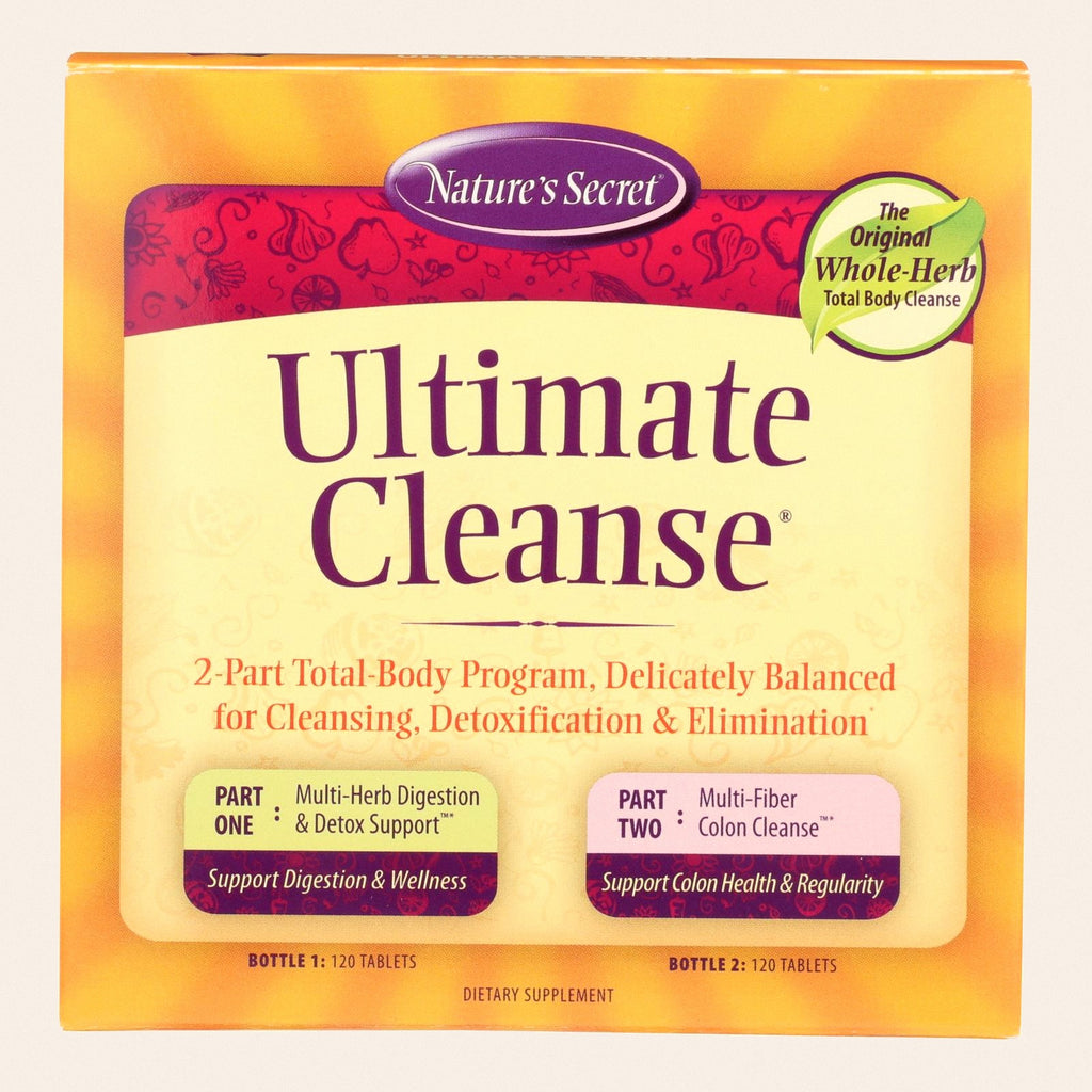 Nature's Secret Ultimate Cleanse Kit - 120 Tablets - Front