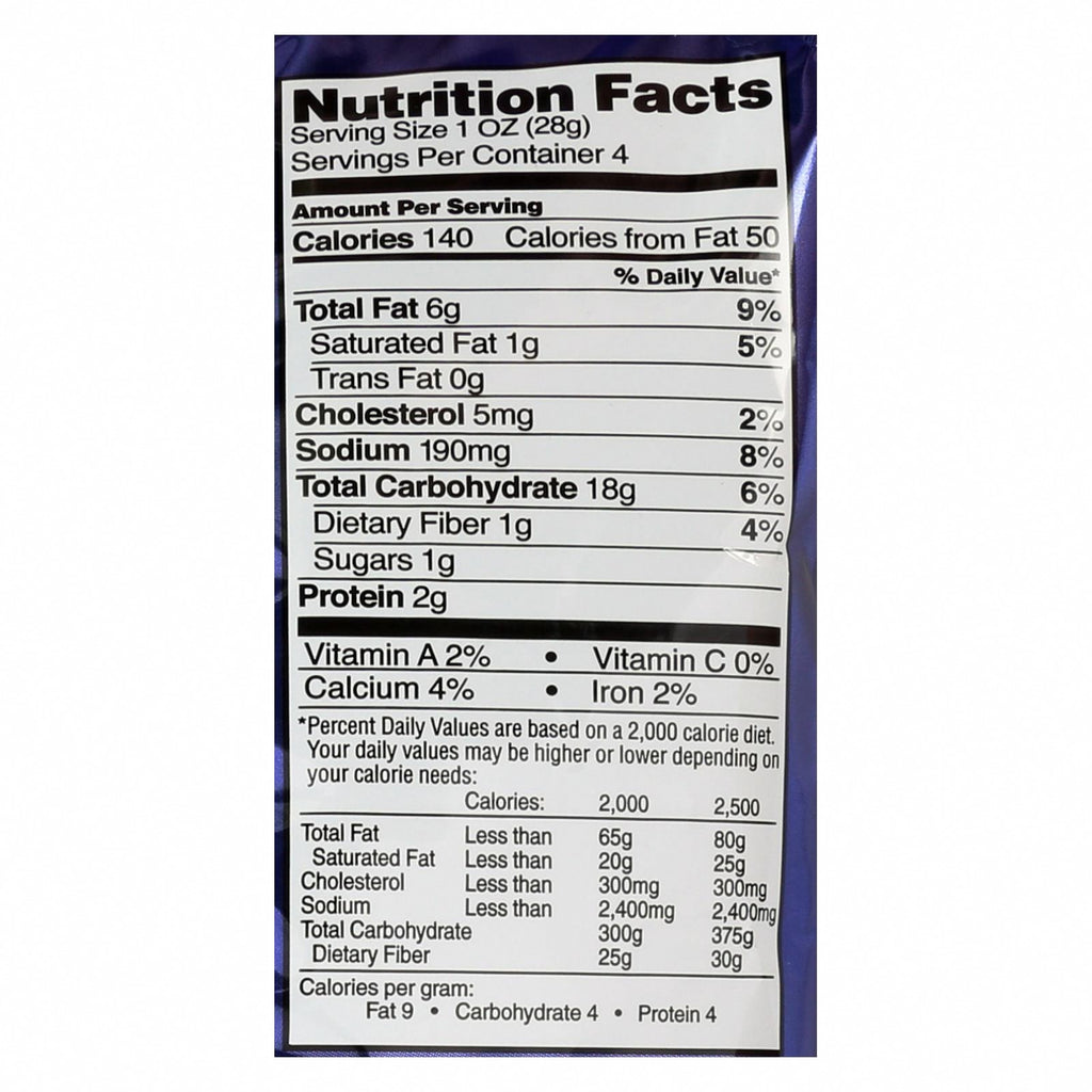 Pirate Brands Pirate's Booty - Case of 12 - 4 oz - Nutrition Facts