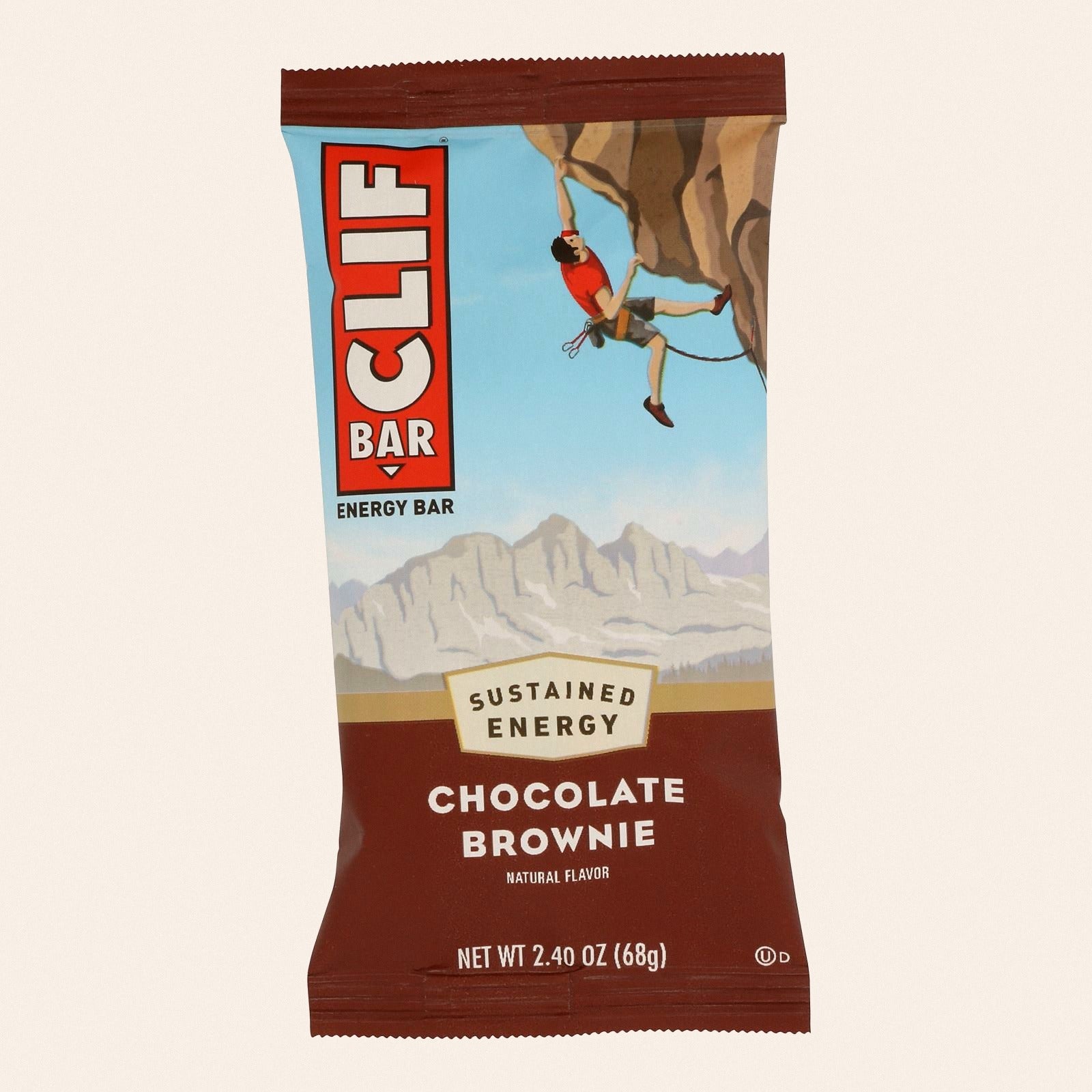 Clif Bar - Organic Chocolate Brownie - Case of 12 - 2.4 oz - Front