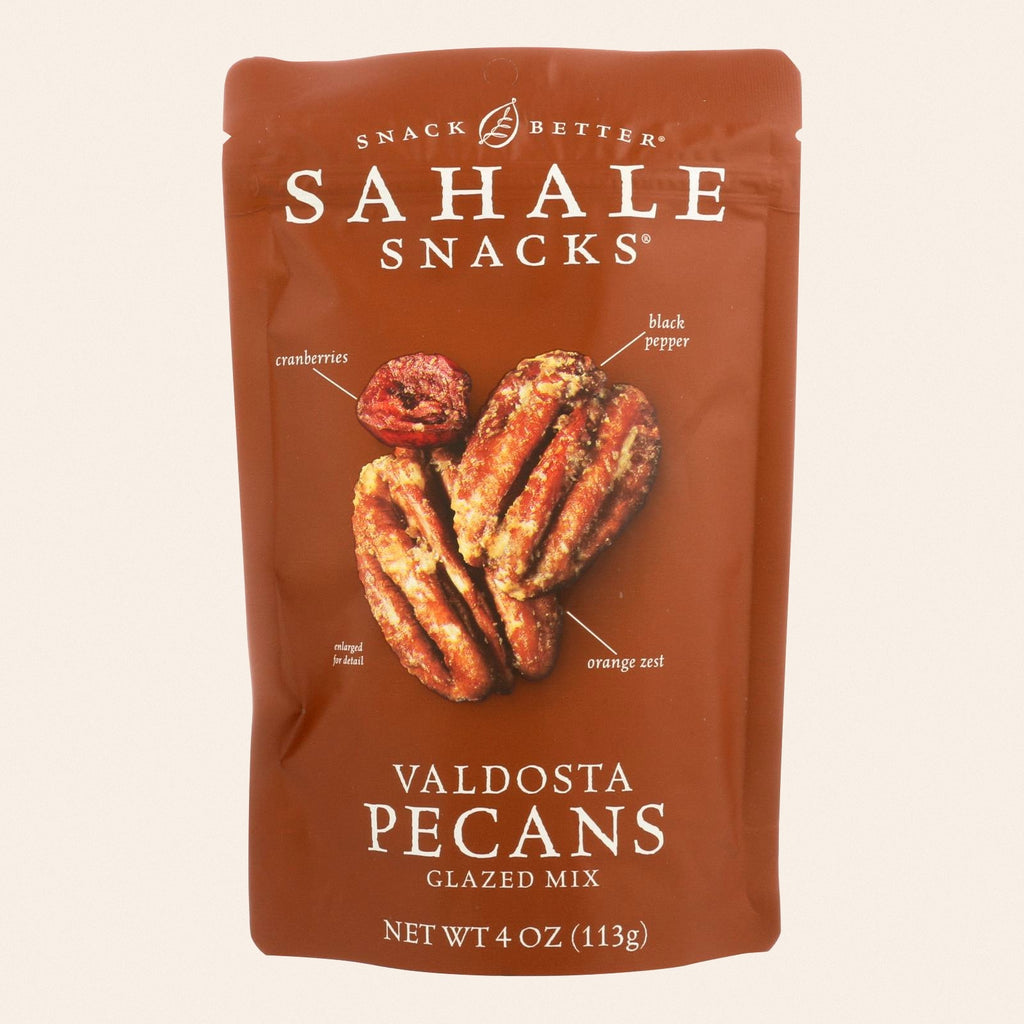 Sahale Snacks Valdosta Pecans Glazed - Mix - Case of 6 - 4 oz. - Front