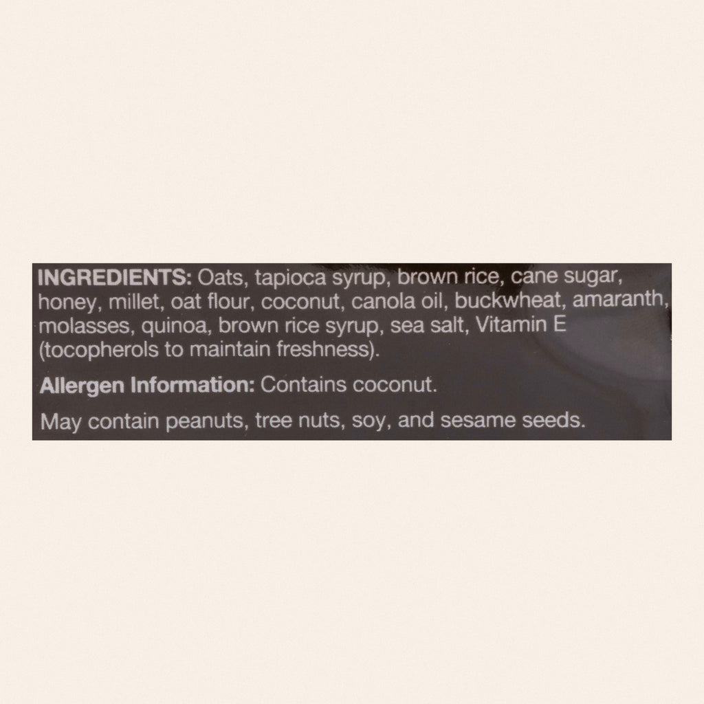 Kind Healthy Grains Oats and Honey Clusters with Toasted Coconut - 11 oz - Case of 6 - Back