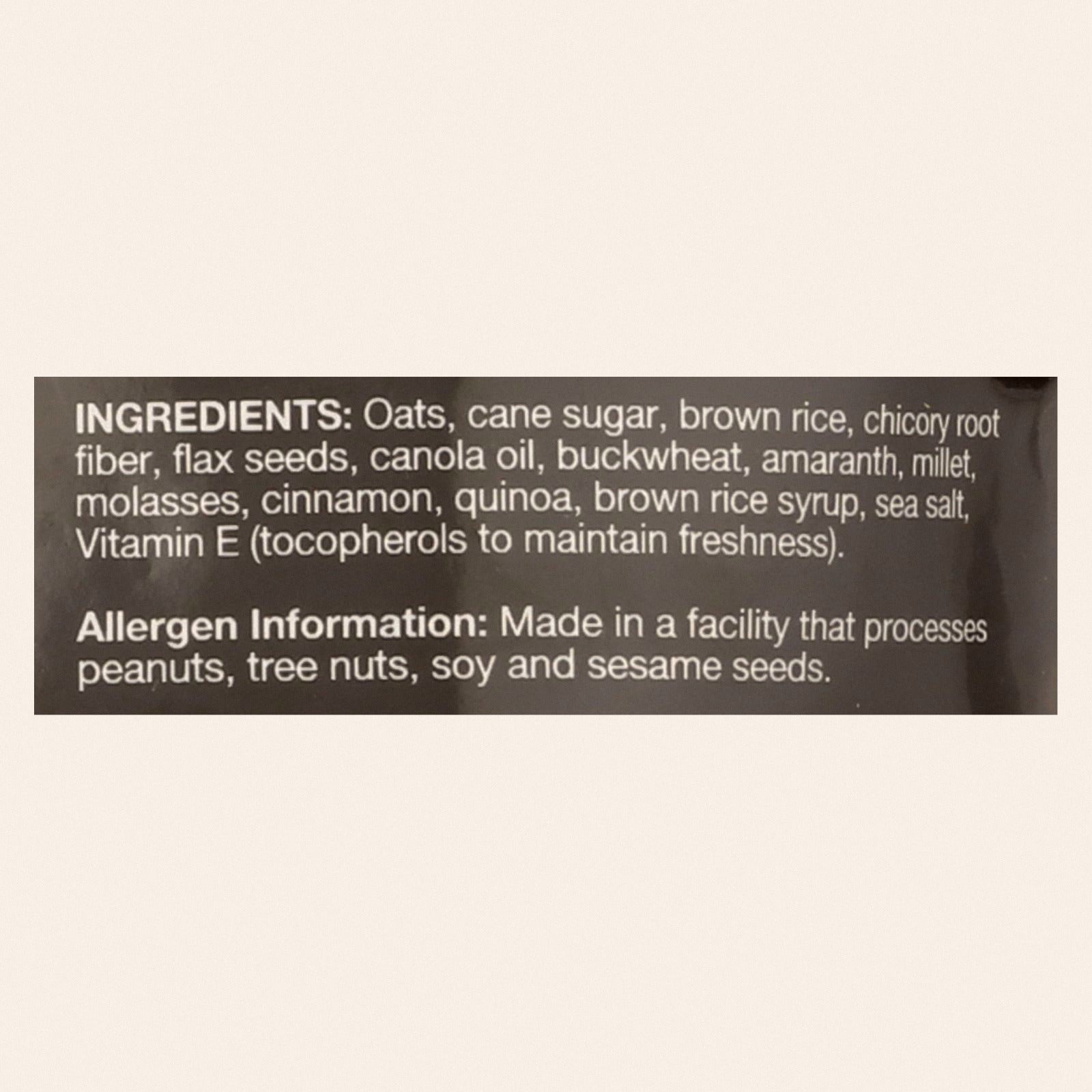 Kind Healthy Grains Cinnamon Oat Clusters with Flax Seeds - 11 oz - Case of 6 - Back