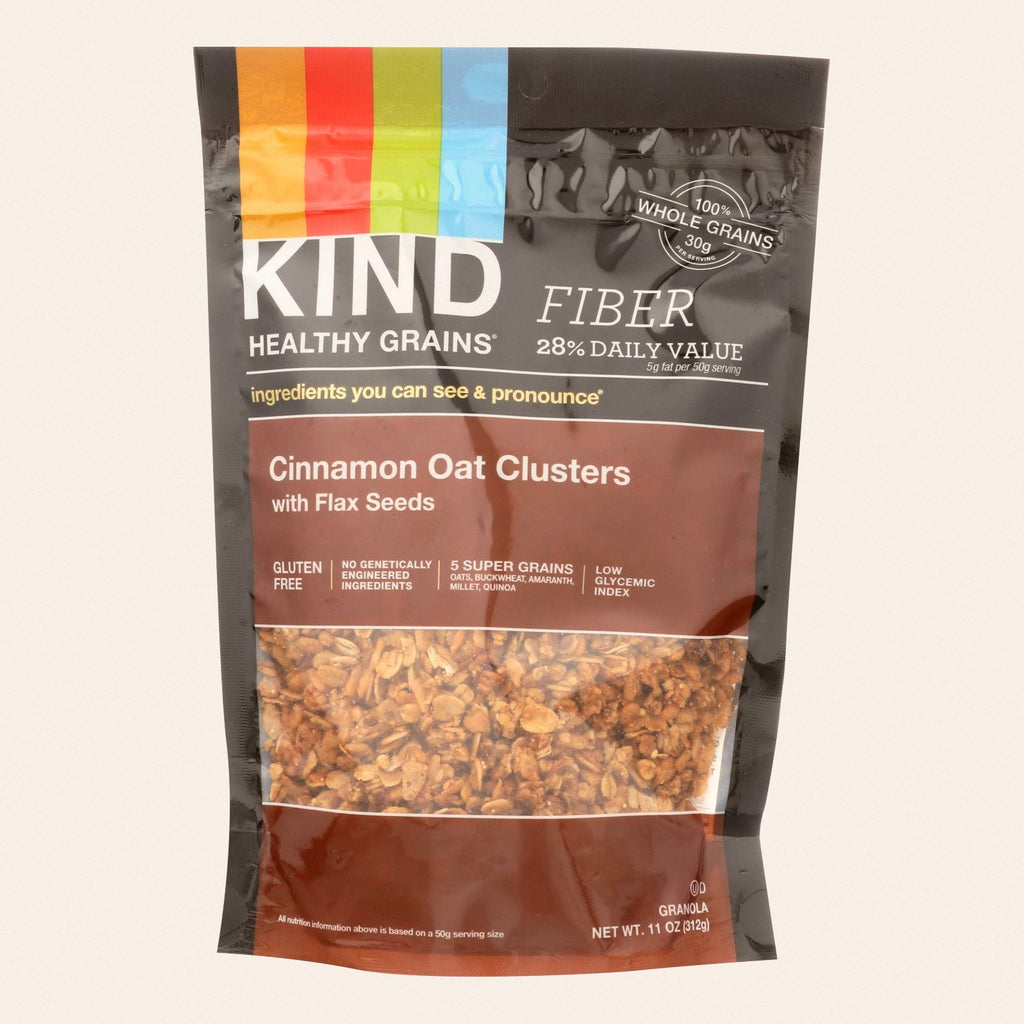 Kind Healthy Grains Cinnamon Oat Clusters with Flax Seeds - 11 oz - Case of 6 - Front