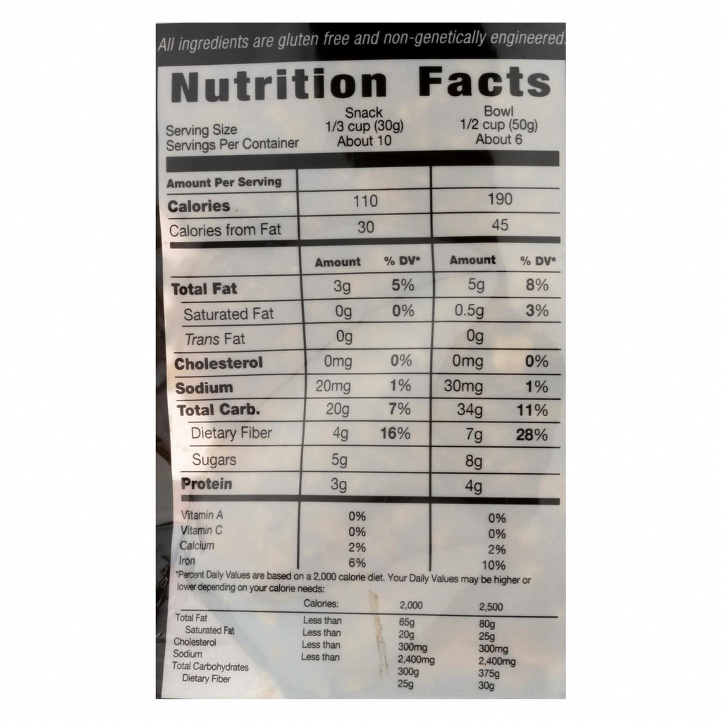 Kind Healthy Grains Cinnamon Oat Clusters with Flax Seeds - 11 oz - Case of 6 - Nutrition Facts