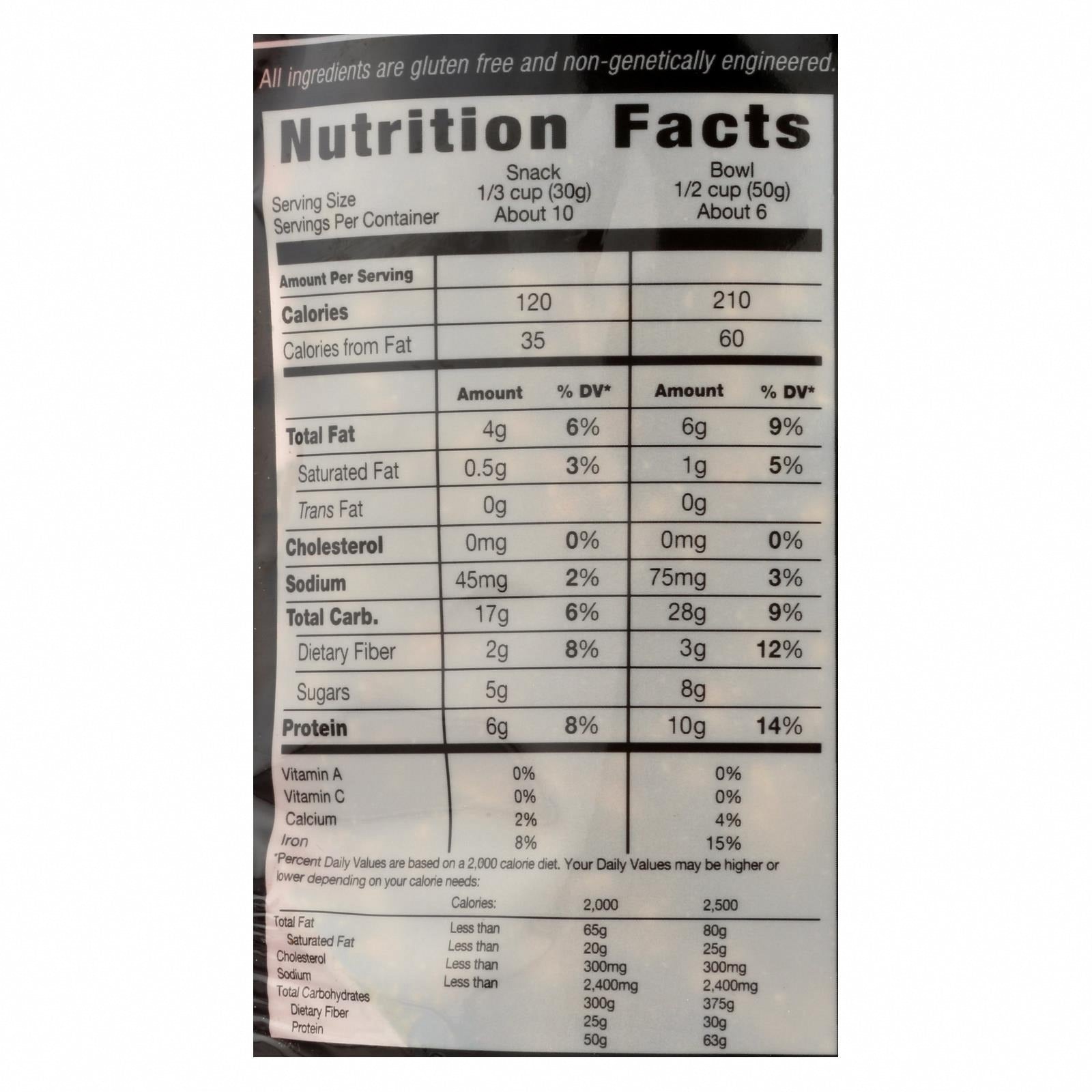 Kind Healthy Grains Peanut Butter Whole Grain Clusters - 11 oz - Case of 6 - Nutrition Facts