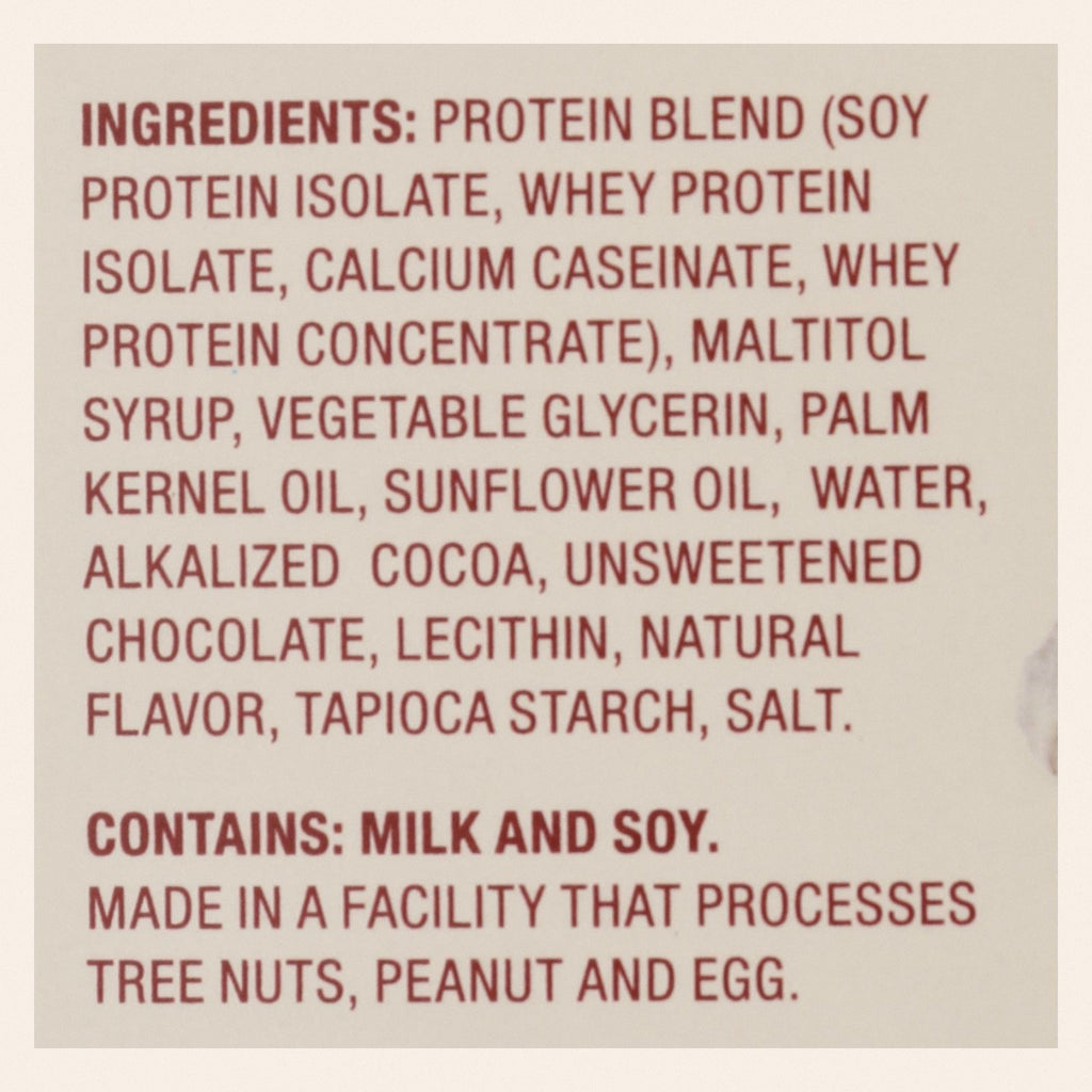 Think Products thinkThin High Protein Bar - Cookies and Cream - 2.1 oz - Case of 10 - Back