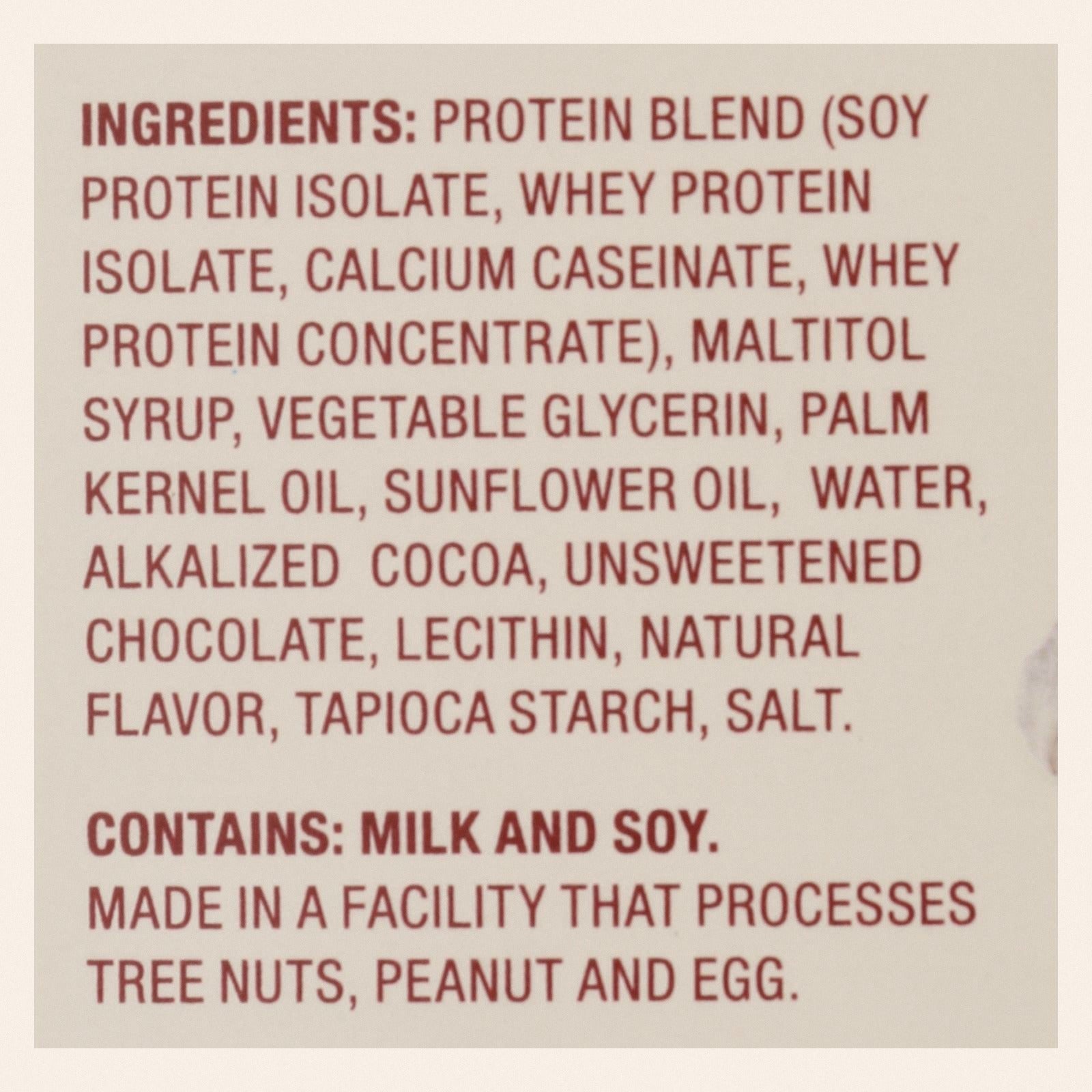 Think Products thinkThin High Protein Bar - Cookies and Cream - 2.1 oz - Case of 10 - Back