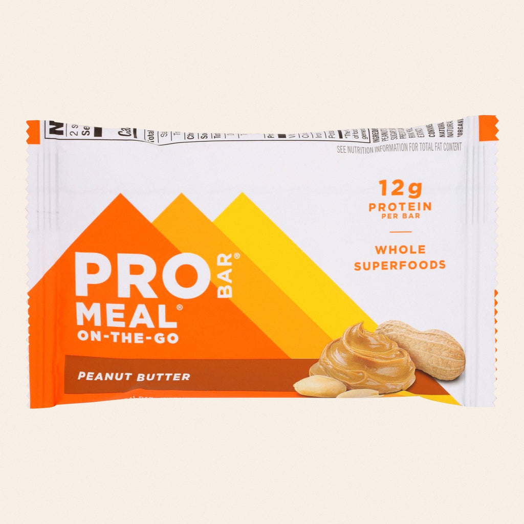 Probar Organic Peanut Butter Bar - Case of 12 - 3 oz - Front
