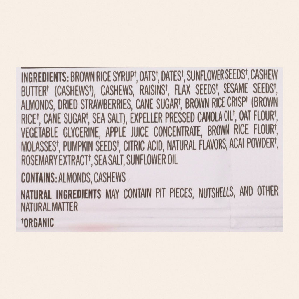 Probar Organic Superfruit Slam Bar - Case of 12 - 3 oz - Back