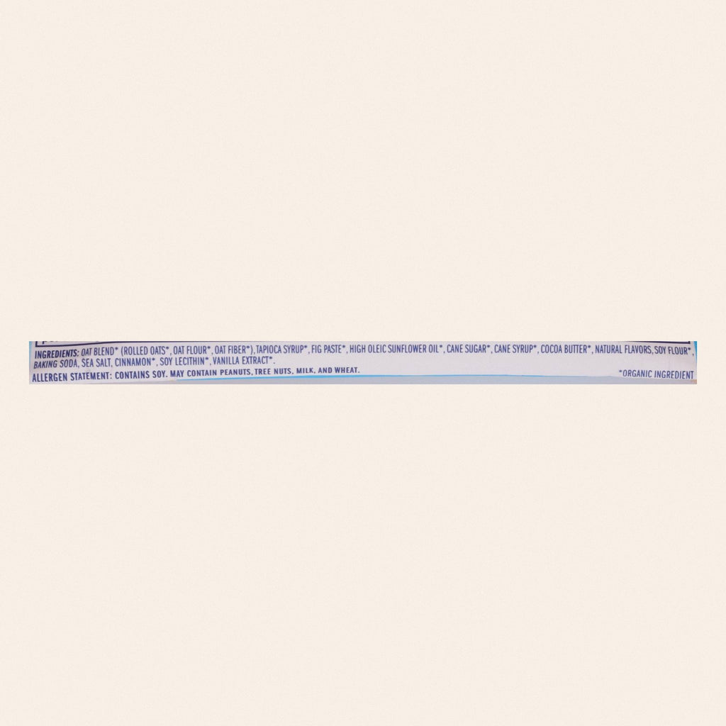 Clif Bar Organic Clif Kid Zbar - Iced Oatmeal Cookie - Case of 18 - 1.27 oz Bars - Back