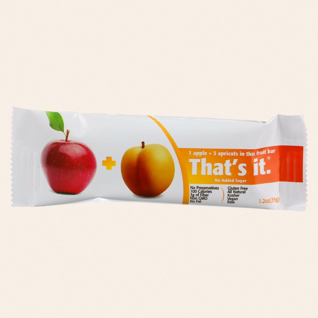 That's It Fruit Bar - Apple and Apricot - Case of 12 - 1.2 oz - Front