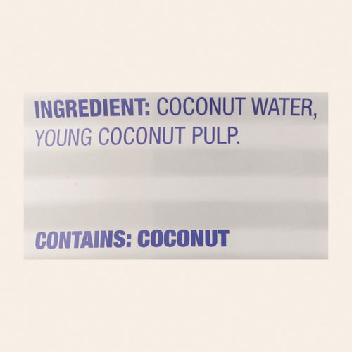 C2O - Pure Coconut Water Pure Pulp Coconut Water - Case of 12 - 17.5 fl oz - Back