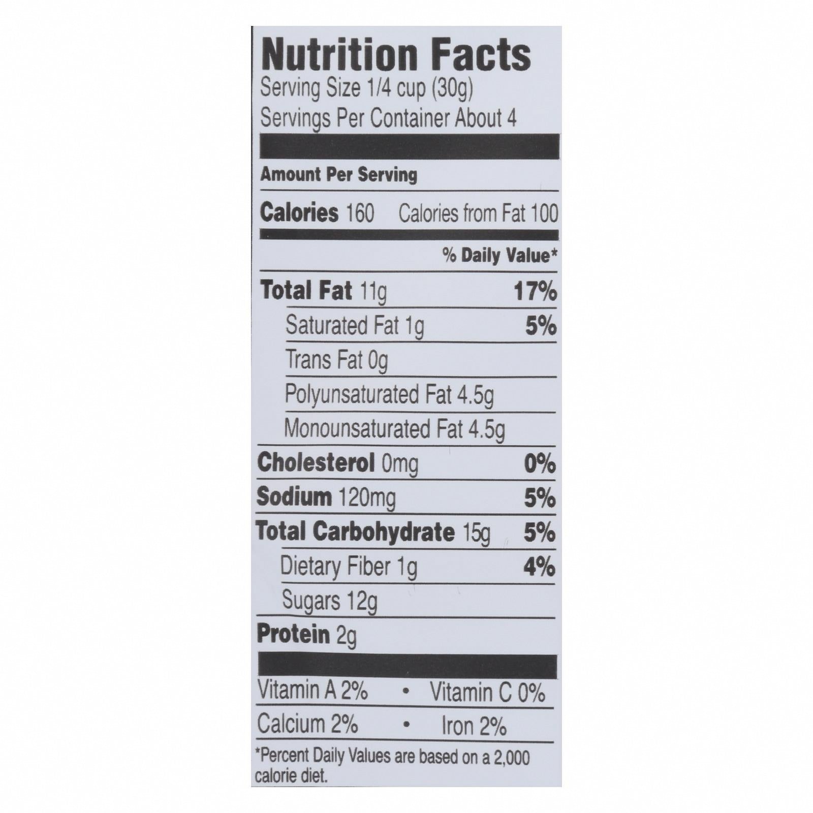 Sahale Snacks Glazed Mix - Maple Pecans - Case of 6 - 4 oz. - Nutrition Facts