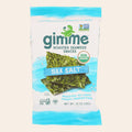 Gimme Organic Seaweed Chips - Sea Salt - Case of 12 - 0.35 oz. - Front