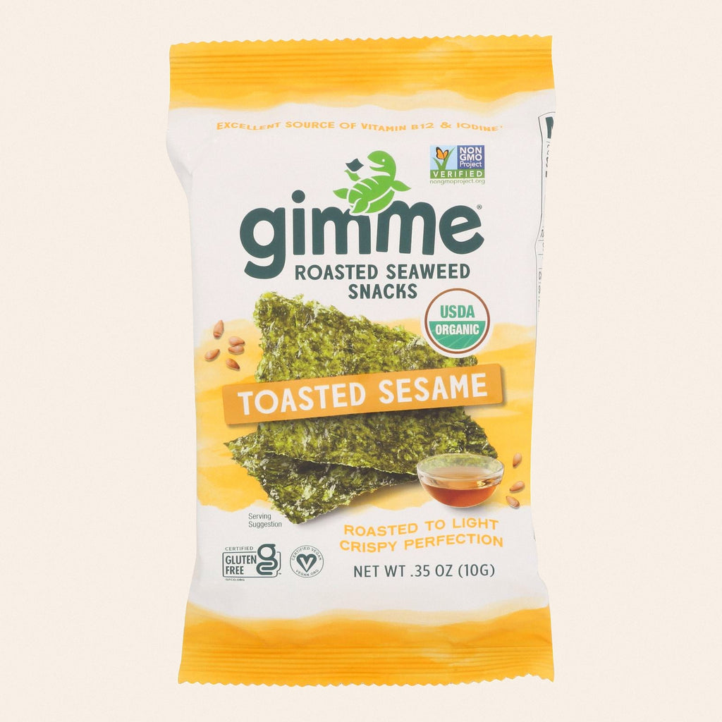 Gimme Organic Roasted - Sesame - Case of 12 - 0.35 oz. - Front