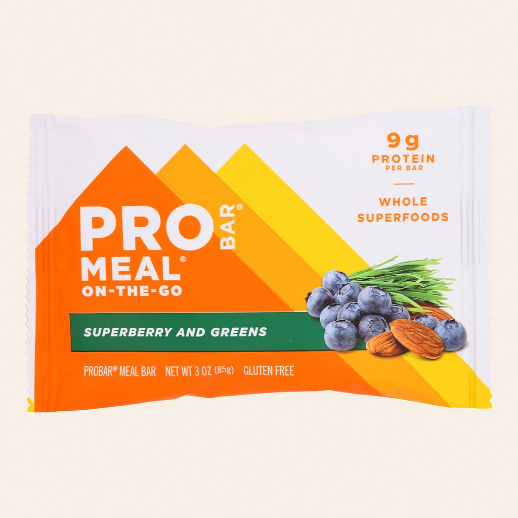 Probar Bar Organic Superberry Bar - Case of 12 - 3 oz - Front